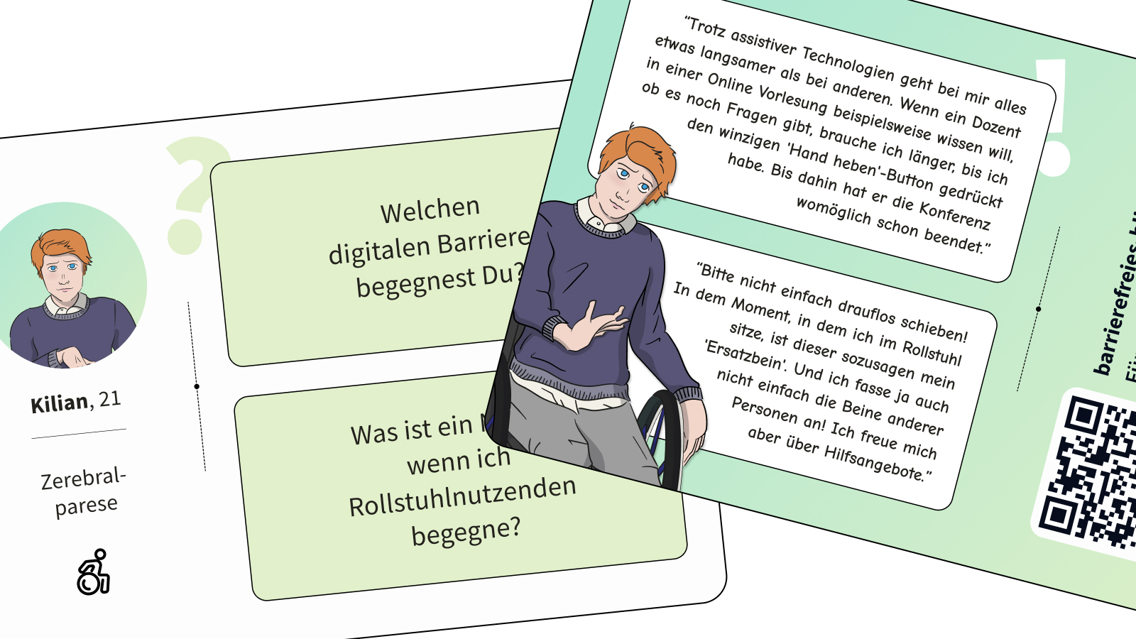 Vorschau der Postkarte über Fragen an die Persona Kilian