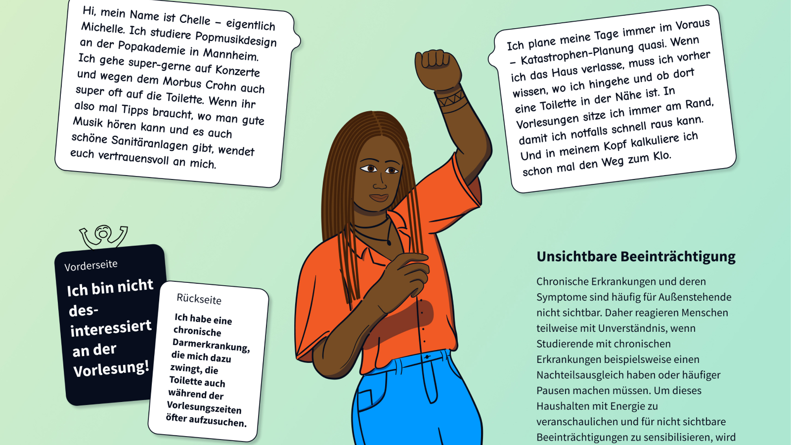 Vorschau des Posters über die Persona Michelle