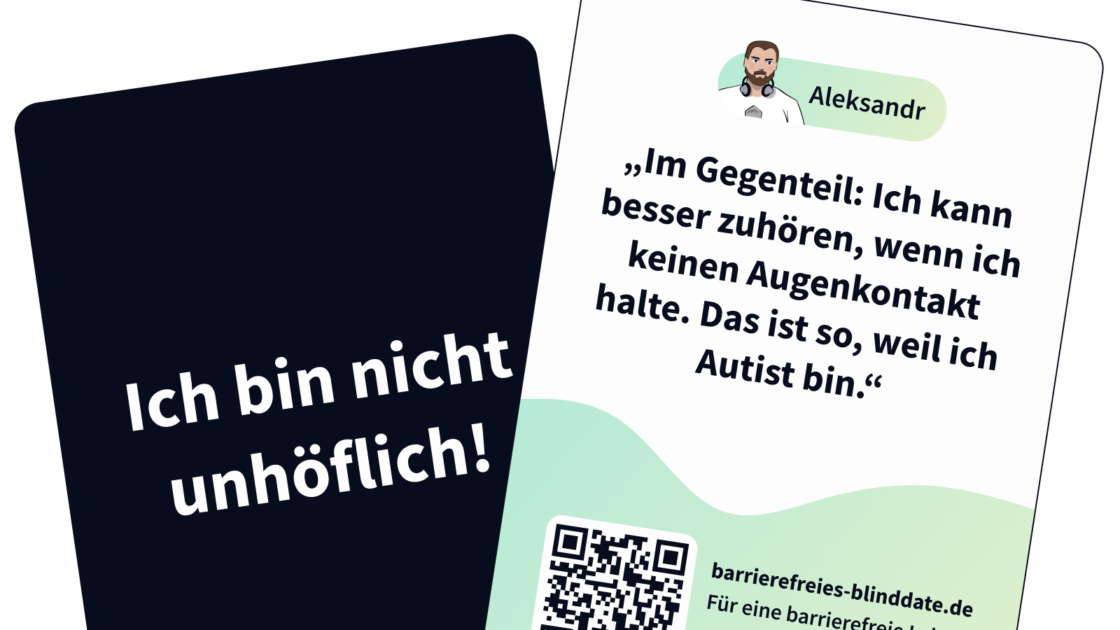Vorschau der Postkarte über Vorurteile gegenüber der Persona Aleksandr