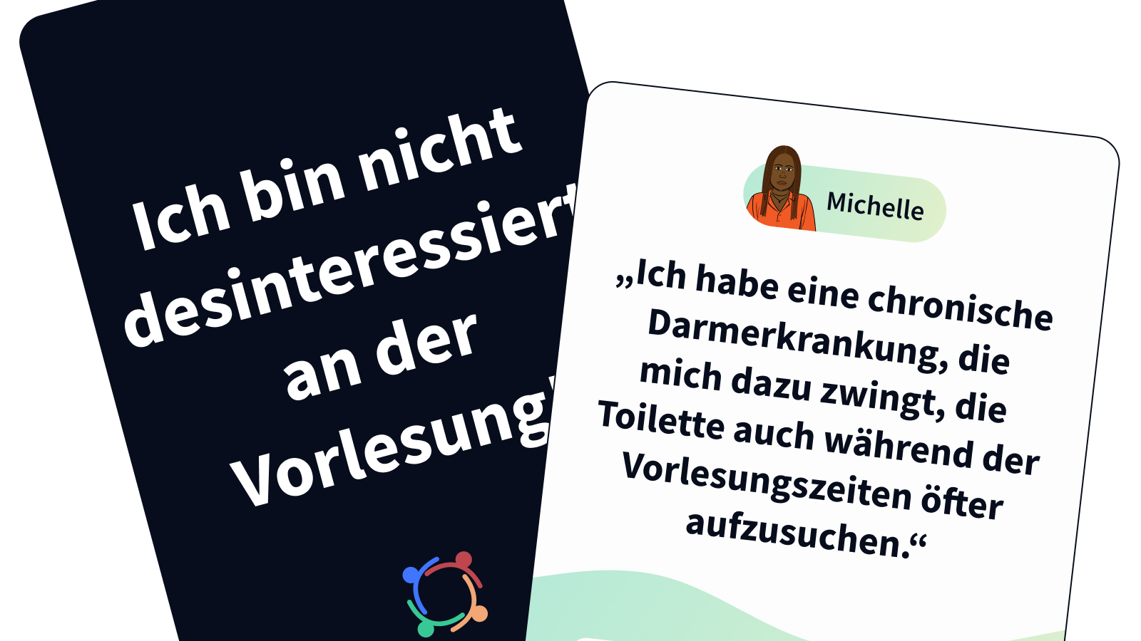 Vorschau der Postkarte über Vorurteile gegenüber der Persona Michelle